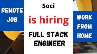 Hiring Full Stack Engineer | Remote Developer Jobs | Software Engineer Jobs | JavaScript Developer