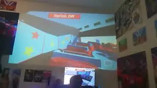 POV of Fantasia in Roblox game 'Coney Beach Porthcawl' 