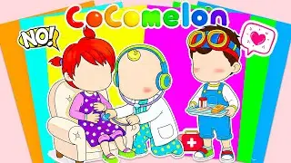 【Paper DIY】Decorate Sticker Book with Dotor JJ helps YOYO&rsquo;S Stomach while TOMTOM COMFORTS HER!