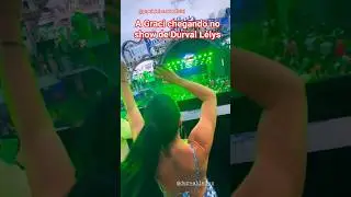 A Graci chegando ao show de Durval L&eacute;lys #shorts #gracielelacerdaoficial #zezedicamargo