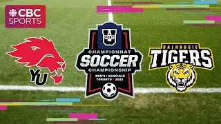 U SPORTS Men's Soccer Championship: York Lions (6) vs Dalhousie Tigers (3) - Quarterfinal # 1