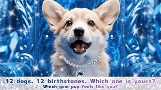 Satisfying ASMR： Birthstone Kingdom: Meet the Puppy Royals of Each Month 🐾💍