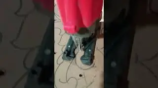 How well a design is cut with a hand jigsaw machine | hand jigsaw machine design cutting | #shorts