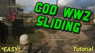 CALL OF DUTY: WW2 SLIDING/BUTT DRIFTING GLITCH IN HEADQUARTERS