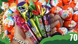 Yummy choco toco umbrella chocolate cone opening satisfying ASMR