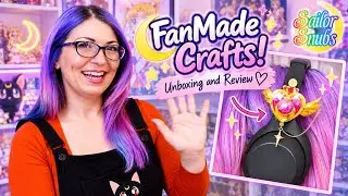 FanMade Sailor Moon Crafts! Artist Alley Unboxing and Review