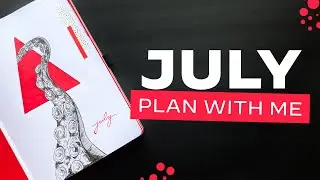 Bullet Journal PLAN WITH ME &bull; July 2021 - Tentacles + Triangles