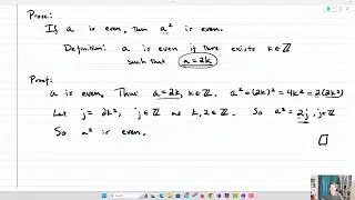 Direct Proof- Basics and Even and Odd