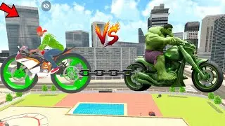 Hulk modified Bike VS Jack Ki KTM Bike 2 Chain 💥 Indian Theft Auto Simulator 🎉