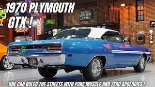 Why the 1970 Plymouth GTX Terrified the Streets | Mopar&rsquo;s Ultimate Muscle Car