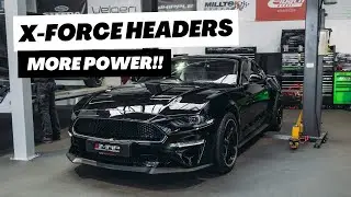 X-FORCE Long Tube Headers - Mustang S550