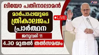 ലിയോ പതിനാലാമൻ മാർപാപ്പയുടെ ത്രികാലജപ പ്രാർത്ഥന | POPE LEO XIV | ANGELUS PRAYER |LIVE |GOODNESS TV