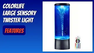 REVIEW (2026): COLORLIFE Large Sensory Twister Light. Features
