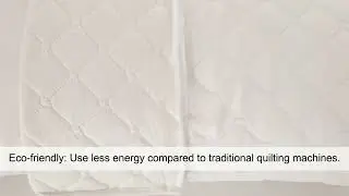 Ultrasonic Pillowcase with GRS Recycled Fiber, Machine-Washable Pillow Cover