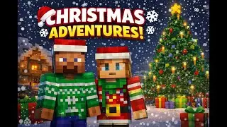 Day One: Christmas Lodge / Basecamp Setup 🎄 | Minecraft Winter World
