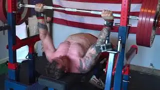 John Haack is a 181lb(82kg)  bench pressed 501lbs/227.5kg for a 3 rep set!