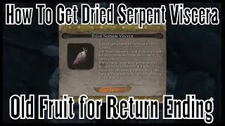 Sekiro Shadows Die Twice - How to Get Dried Serpent Viscera (Old Fruit for Return Ending)