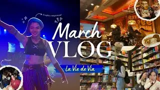 ☆* ₊ March Vlog|| 20: Adventure, Career Guidance, Family dinner, Theater, cosplay event and more!🍕🎭✨