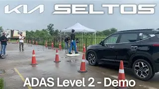 Kia Seltos 2023 года &mdash; функции ADAS уровня 2 и демонстрация