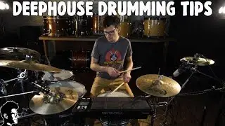 Deephouse drumming tips // drum lesson by The Hybrid Drummer