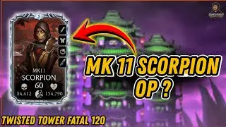This Should NOT Be Possible 😱 | MK11 Scorpion One Turn | Fatal 120