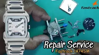 How To Repiar Titan Fastrack 1474SM Watch | Restoration A Watch