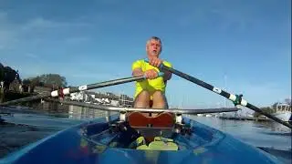 Rowing the River stour from Iford Bridge to Mudeford