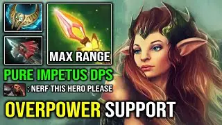 REASON Why Enchantress is the Most OP Support | Max Range Impetus Crazy Pure DPS Dota 2