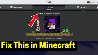 Исправлена ​​ошибка подключения к Realms в Minecraft.