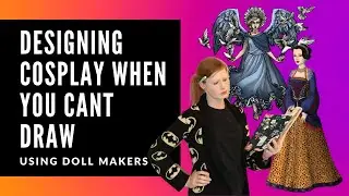 Designing UNIQUE COSPLAY when You CANT DRAW - cosplay using Online Doll Makers