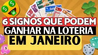 🍀6 SIGNOS COM MAIS SORTE EM JANEIRO 2026