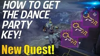 Destiny 2 - How To Get The Dance Party Key & The Loot-A-Palooza Key! (Tower Easter Egg!)