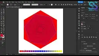 Geometric Gradation Background | Adobe Illustrator Tutorial | SS Design Tips