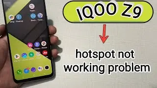 IQOO Z9 mein hotspot not working problem kaise solve Karen