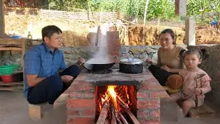 Living in the Forest, I Build a New Fire Stove with My Own Hands. Ly Vy Ca 