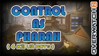 Overwatch 2: Control as Pharah - 4 Kill Ult Play of the Game