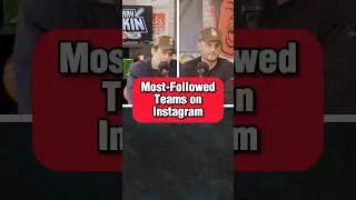 DRAFT-OFF: Most Followed Teams on Instagram 📸 #sports #shorts
