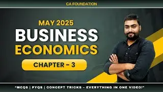 Ca Foundation Business Economics Chapter 3 |  Production  &Cost |  Mcqs, PYQS Important Questions🔥🔥