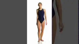 Adidas Women's High Neck Water Polo Suit | SwimOutlet.com