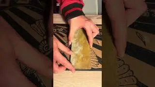 SHARPENING BIGGEST KAMISORI 11/8! Henkotsu Kusaka Kaizan #sharpeningstone #straightrazorhoning