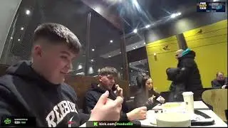 Afera w McDonald. Oblężenie stolika z Meduska, Kijkiem i Dosia i wkurzona obsługa.