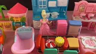 Mainan Masak Masakan, Kompor Warna Pink, Kitchen Set, Cooking Toys, Princess, Es Krim, Pink Bathtub