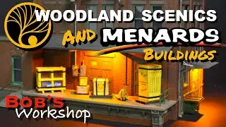 Menards & Woodland Scenics Buildings Davenport Department Store Deuce's Bike Shop Lionel Layouts