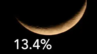 ♯25 Sky time lapse　Lunar 13.4%　Nikon P1100+Vixen　Jan 22, 2026