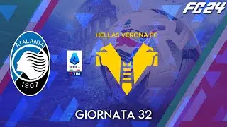 Atalanta - Hellas Verona ⚽️ Serie A 2023/24 Realistic Match Sim FC 24