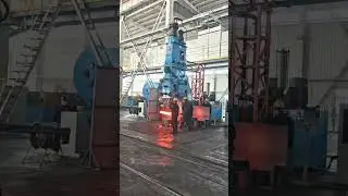 C61Y-30 Hydraulic C type Open Die Forging Hammer Workshop forging #forging#forginghammer