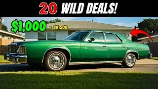 These Will Keep Your Wallet Happy! 20 Classic Cars You Can Drive for $1,000&ndash;$8,500!