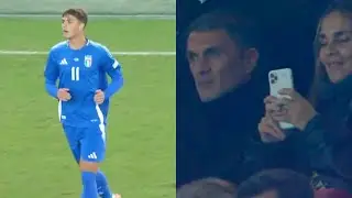 Daniel Maldini Italy Debut - (14/10/24)