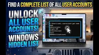 List All Windows User Accounts Using Command Prompt | CMD Net User Tutorial (2026)