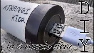 HUMAN POWERED CHARGER (in just 4 steps)|| MAKING